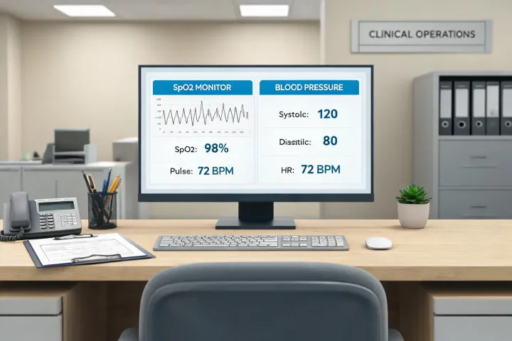 Home remote monitoring program desk